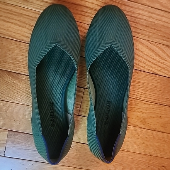 Rothy's Forest Green Flats - Picture 2 of 6